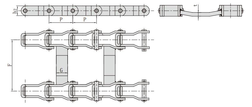 88KF10_<font color='red'><font color='red'>鋼制</font>銷合鏈</font>