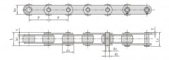 HB76.2<font color='red'><font color='red'>空心</font><font color='red'>銷軸</font>鏈</font>條_<font color='red'>空心</font>輸